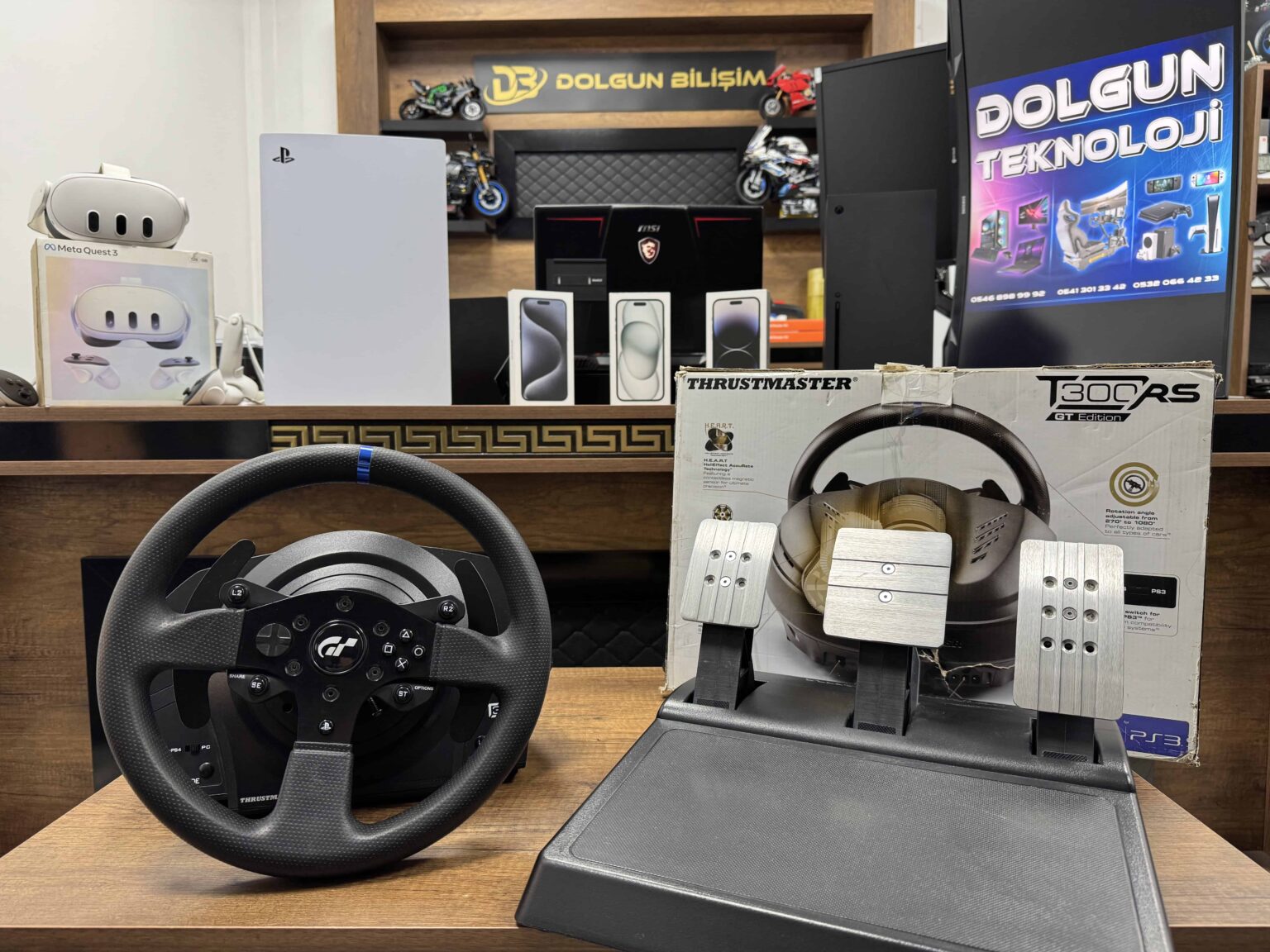 Thrustmaster T300RS GT PS/PC Direksiyon Seti - Görsel 4