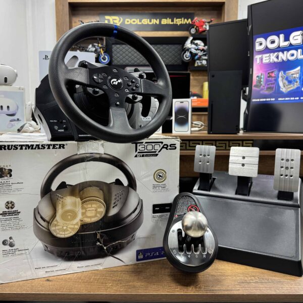 Thrustmaster T300RS GT PS/PC Direksiyon Seti + Thrustmaster TH8A Vites