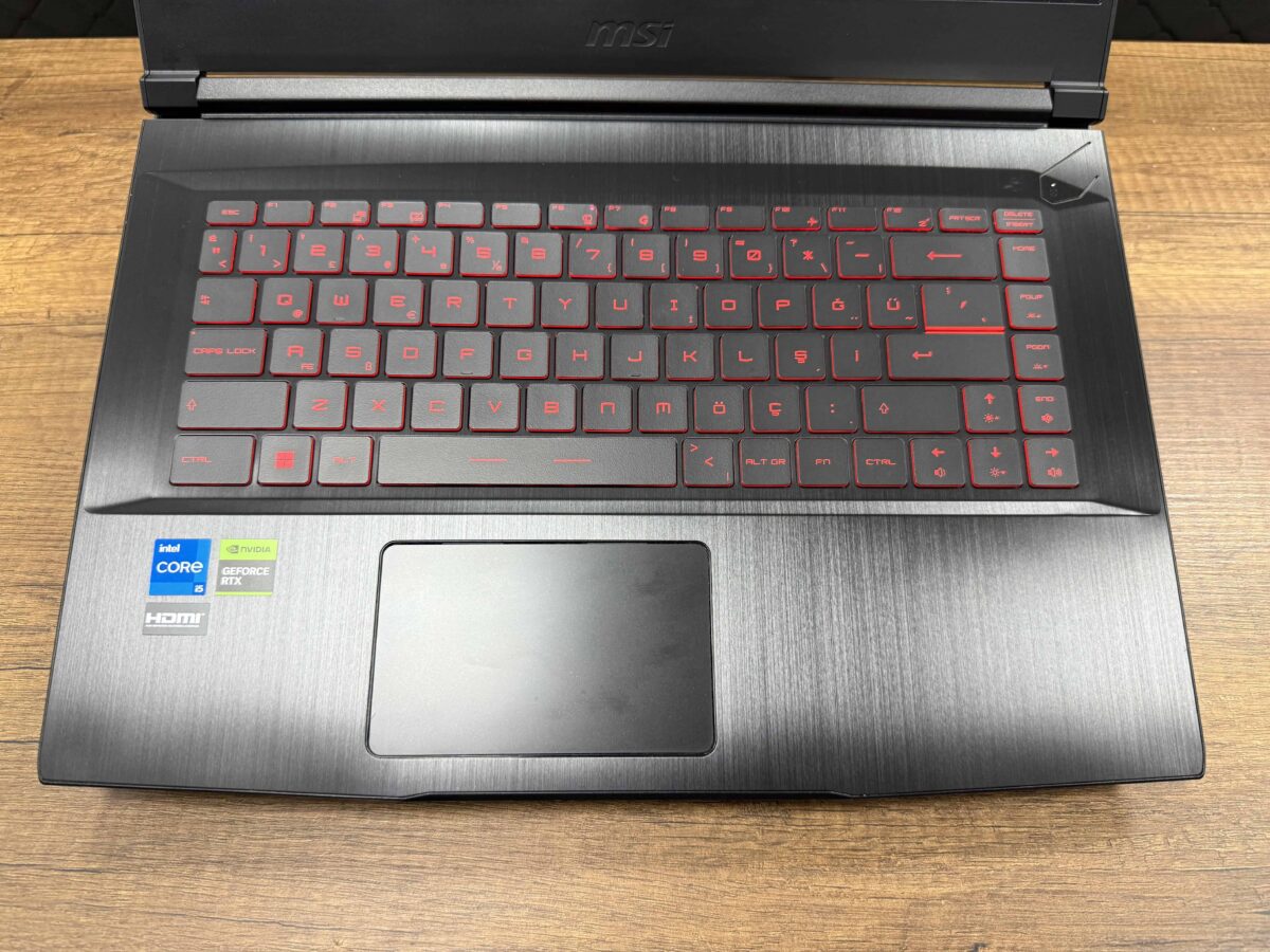 MSI Thin GF63 12VE-082XTR Intel Core i5 12450H 8GB RAM 512GB SSD RTX4050 15.6" FHD 144Hz (İKİNCİ EL) - Görsel 2