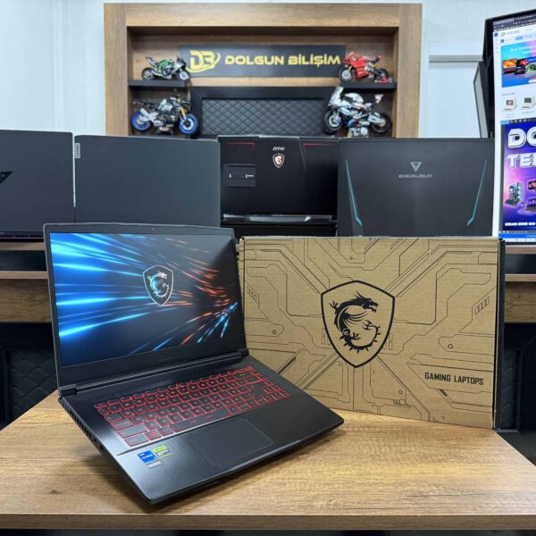 MSI Thin GF63 12VE-082XTR Intel Core i5 12450H 8GB RAM 512GB SSD RTX4050 15.6" FHD 144Hz (İKİNCİ EL)