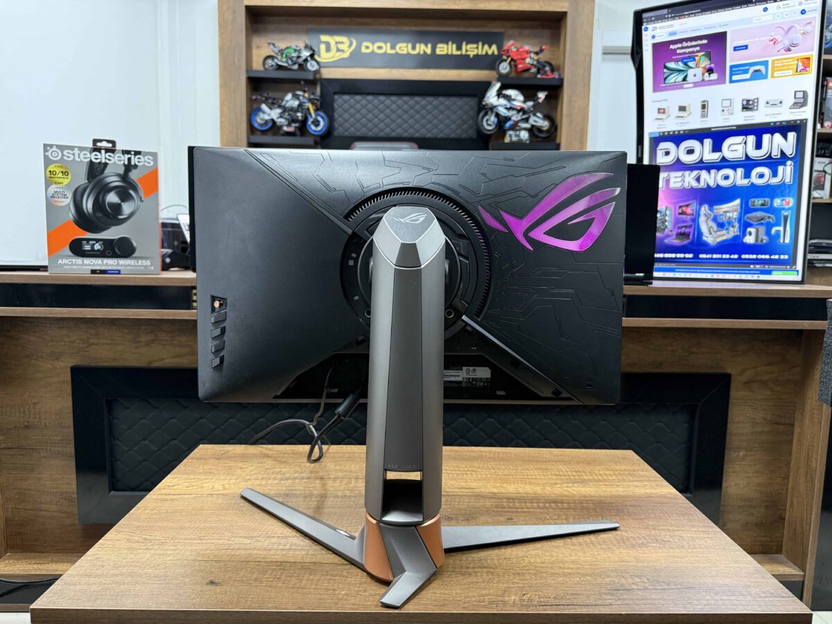 Asus ROG Swift PG259QNR 24.5" 360Hz 1ms IPS Full HD Pivot Gaming Monitör (İKİNCİ EL) - Görsel 3