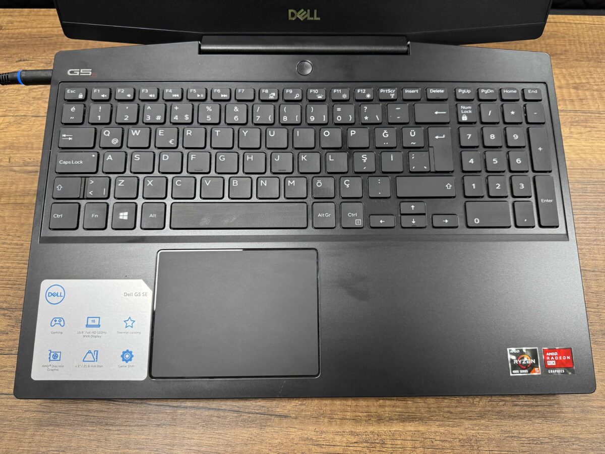 Dell G5 SE 15 5505 AMD Ryzen 5 4600H 16GB 512GB SSD RX5600M 15.6" FHD 6SR54W85C (İKİNCİ EL) - Görsel 2