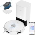 Ezviz RE4 Plus Akıllı Robot Süpürge, Paspas ve Süpürme, Otomatik Toz Boşaltma, Extra Büyük 4Lt Toz Torbası, Halı Tanıma (Ezviz Türkiye Garantili)