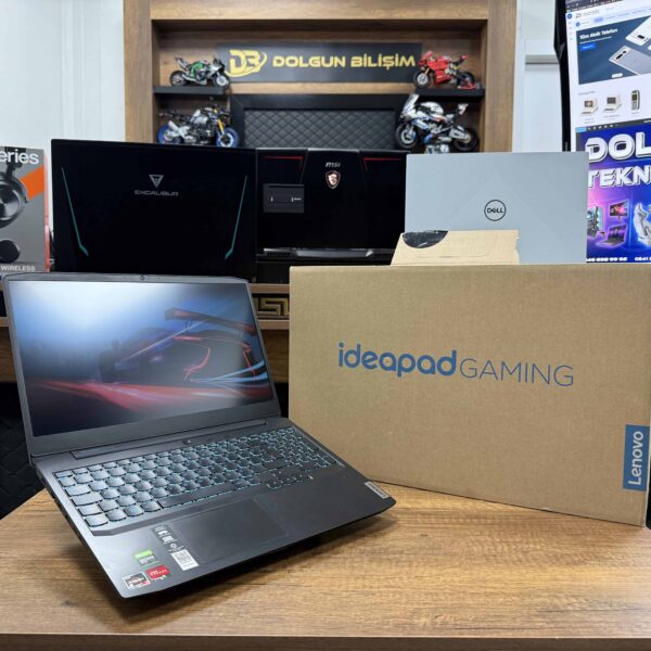Lenovo Ideapad Gaming 3 15ARH05 AMD Ryzen 7 4800H 16GB RAM 512GB SSD W10 GTX1650Ti 15.6" FHD 120Hz 82EY00JVTXH (İKİNCİ EL)
