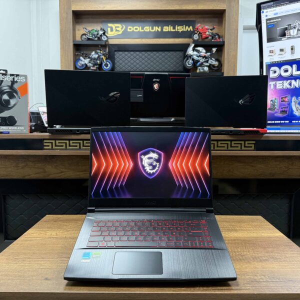 MSI Thin GF63 12VE-082XTR Intel Core i5 12450H 16GB RAM 512GB SSD RTX4050 15.6" FHD 144Hz (İKİNCİ EL)