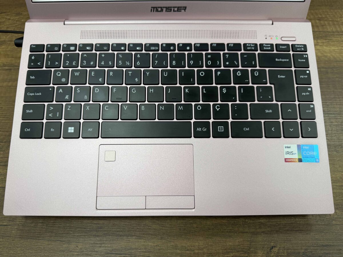 Monster Huma H4 V5.1.7 Intel Core i5 1235U 16GB RAM 500GB SSD Iris Xe 14.1" FHD (İKİNCİ EL) - Görsel 2