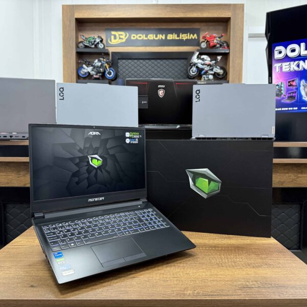 Monster Abra A5 V17.2 Intel Core i5 11400H 16GB 512GB SSD RTX3050Ti 15.6" FHD 144Hz (İKİNCİ EL)