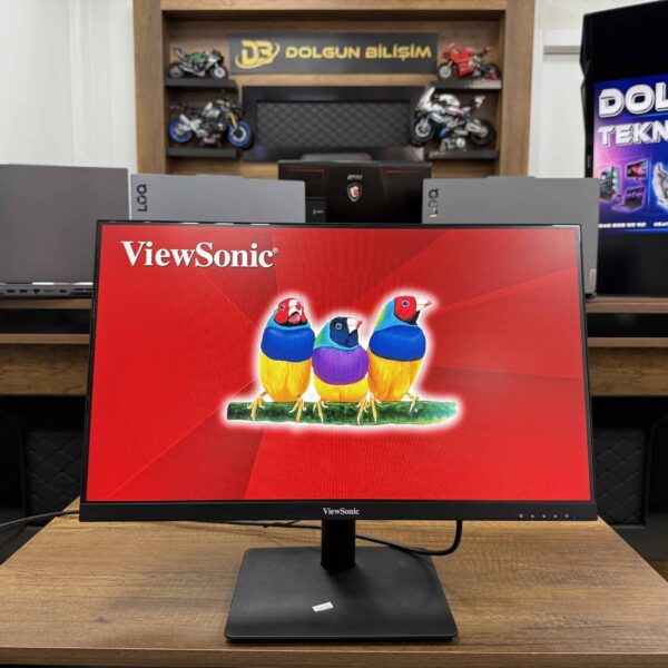 ViewSonic VA240-H 23.8" FHD 100Hz 1ms IPS HDMI VGA Superclear 3 Kenar Çerçevesiz Monitör (İKİNCİ EL)