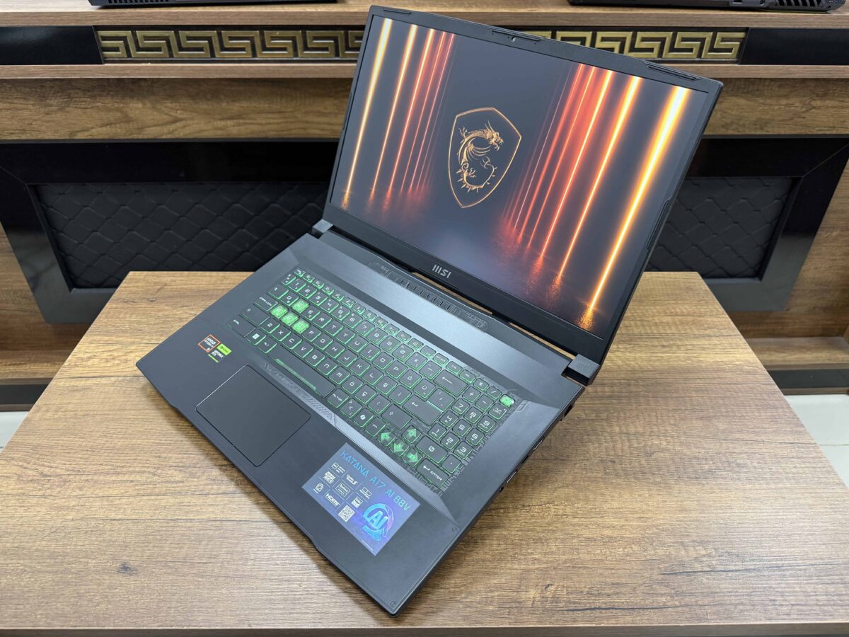 MSI Katana A17 AI B8VG-862XTR AMD Ryzen 9 8945HS 32GB RAM 1TB SSD RTX4070 17.3" FHD  144Hz (İKİNCİ EL) - Görsel 4
