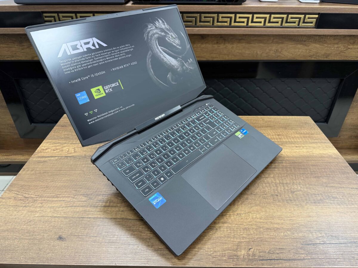 Monster Abra A7 V14.5.4 Intel Core i5 13500H 16GB RAM 1TB SSD RTX4050 17.3" FHD 144Hz (İKİNCİ EL) - Görsel 4