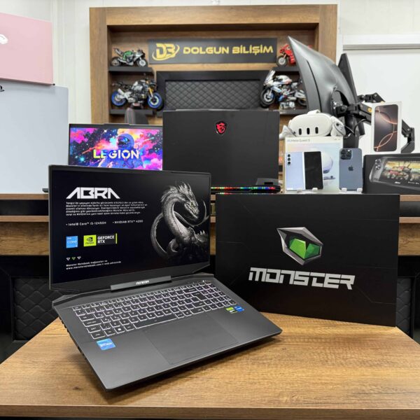 Monster Abra A7 V14.5.4 Intel Core i5 13500H 16GB RAM 1TB SSD RTX4050 17.3" FHD 144Hz (İKİNCİ EL)