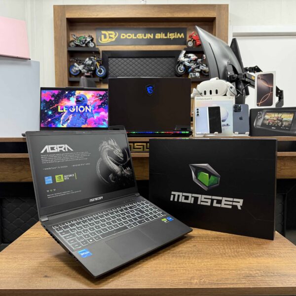 Monster Abra A5 V20.4.2 Intel Core i5 12450H 32GB RAM 1TB SSD RTX4050 15.6" FHD 144Hz (İKİNCİ EL)