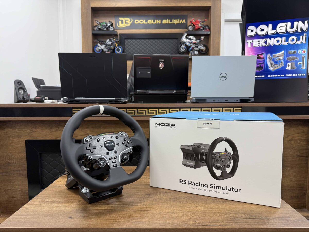Moza Racing R5 Direct Drive Yarış Direksiyonu Seti (PC) (İKİNCİ EL) - Görsel 2