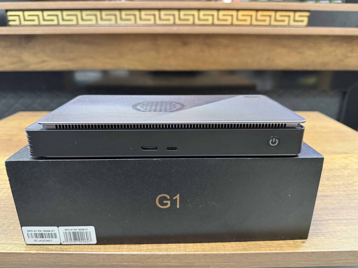 GPD G1 AMD Radeon RX 7600M XT 8GB GDDR6 RDNA3 Mimarili Oculink  USB4 Thunderbolt 4 Girişli EGPU Harici Ekran Kartı (İKİNCİ EL) - Görsel 3