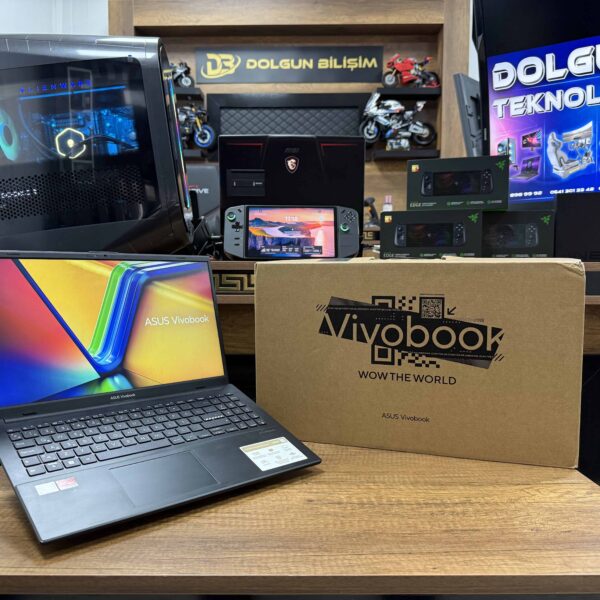 Asus Vivobook Go 15 E1504FA-NJ072W AMD Ryzen 3 7320U 8GB 256GB SSD W11 15.6" FHD (İKİNCİ EL)