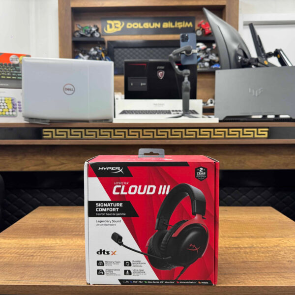 HyperX Cloud III 727A9AA Kablolu Kulak Üstü Oyuncu Kulaklığı (AÇIK KUTU SIFIR)