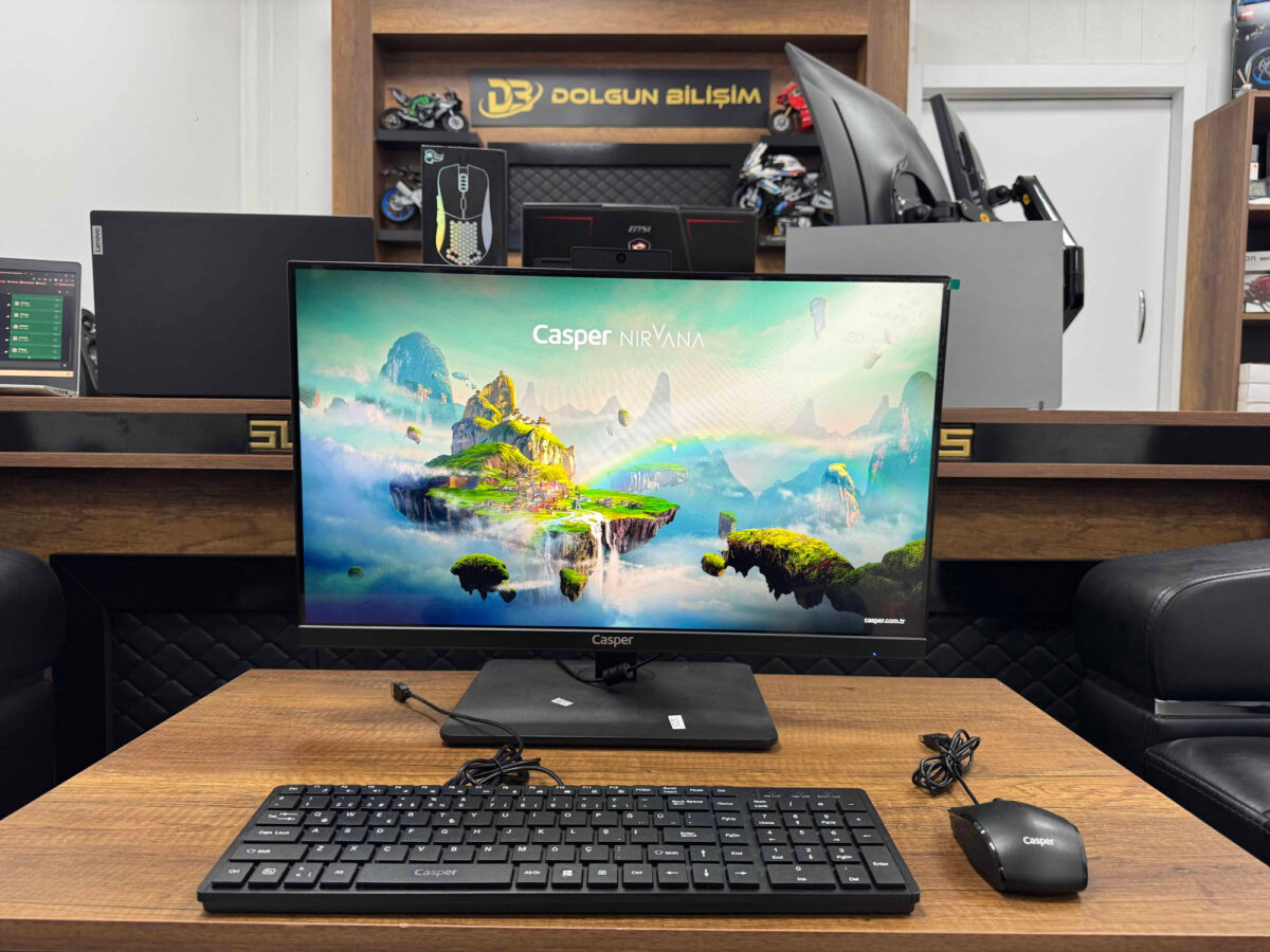 Casper Nirvana All In One PC A600 A60.1155.DV00X-V Intel Core i5 1155G7 32GB RAM 500GB SSD 23.8” FHD (İKİNCİ EL) - Görsel 2