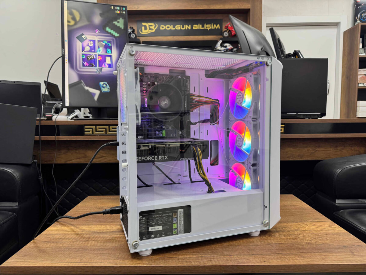 GameBooster KASA AMD Ryzen 5 5600 16GB RAM 500GB SSD RTX4060Ti (İKİNCİ EL) - Görsel 3