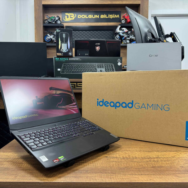 Lenovo IdeaPad Gaming 3 15ACH6 AMD Ryzen 5 5600H 8GB RAM 512GB SSD GTX1650 15.6” FHD 120Hz 82K200K3TX (İKİNCİ EL)