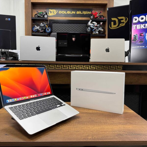Apple MacBook Air M1 8GB RAM 256GB SSD macOS 13” QHD+ Uzay Grisi MGN63TU/A (İKİNCİ EL)