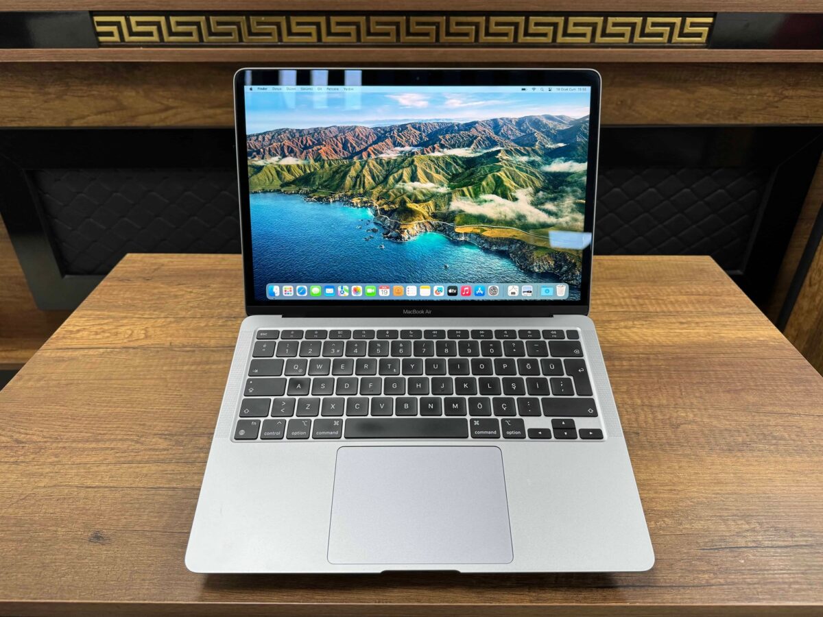 Apple MacBook Air M1 8GB RAM 256GB SSD macOS 13” QHD+ Uzay Grisi MGN63TU/A (İKİNCİ EL) - Görsel 2