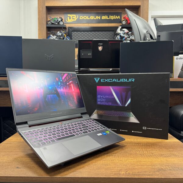 Casper Excalibur G870.1342-BFB0P-B Intel Core i5 13420H 16GB RAM 1TB SSD RTX4060 W11 15.6” FHD 144Hz (İKİNCİ EL)