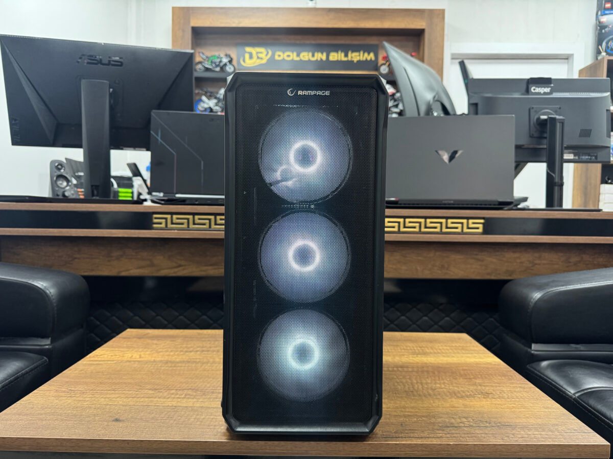 Rampage KASA Intel Core i5 12400F 16GB RAM 1TB SSD RTX4060 (İKİNCİ EL) - Görsel 2