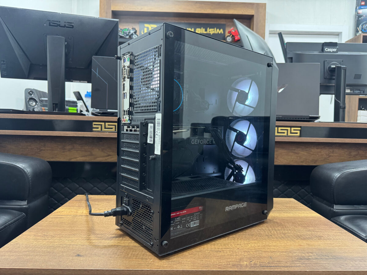 Rampage KASA Intel Core i5 12400F 16GB RAM 1TB SSD RTX4060 (İKİNCİ EL) - Görsel 3