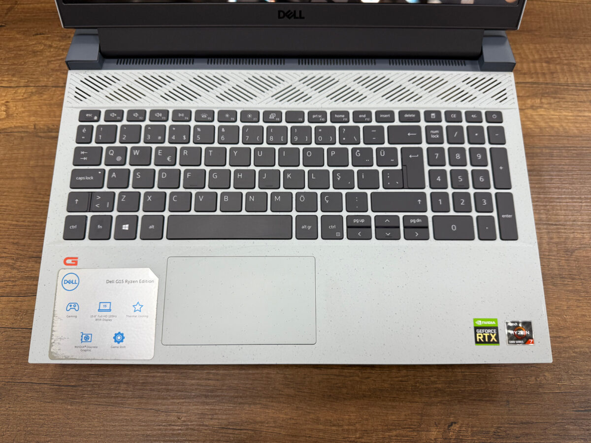 Dell G15 AMD Ryzen 7 5800H 16GB RAM 512GB SSD RTX3050 15.6” FHD 120Hz (İKİNCİ EL) - Görsel 2