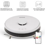 Homend Alex Laser 1281H Moplu ve Haritalamalı Akıllı Robot Süpürge BEYAZ