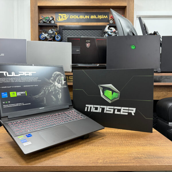 Monster Tulpar T6 V3.3.1 Intel Core i7 13700HX 16GB RAM 1TB SSD RTX5060 W11 16” FHD+ 165Hz (AÇIK KUTU SIFIR)