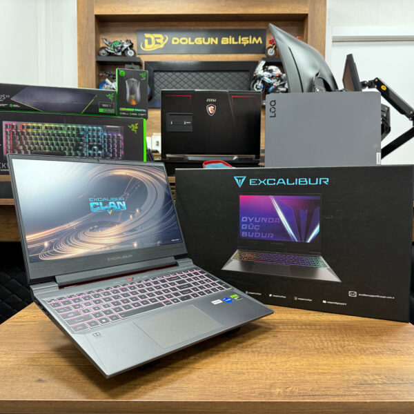 Casper Excalibur G870.1270-BFB0X-B Intel Core i7 12700H 32GB RAM 1TB SSD RTX4060 15.6” FHD 144Hz (İKİNCİ EL)