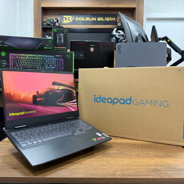 Lenovo IdeaPad Gaming 3 15ARH7 AMD Ryzen 5 6600H 8GB 512GB SSD RTX3050 W11 15.6” FHD 120Hz 82SB00UETR (İKİNCİ EL)