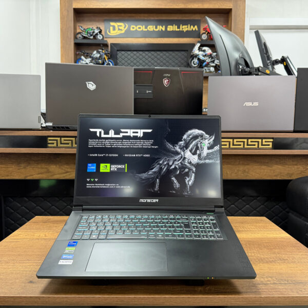 Monster Tulpar T7 V26.1.2 Intel Core i7 13700H 32GB RAM 1TB SSD RTX4060 17.3” FHD 144Hz (İKİNCİ EL)