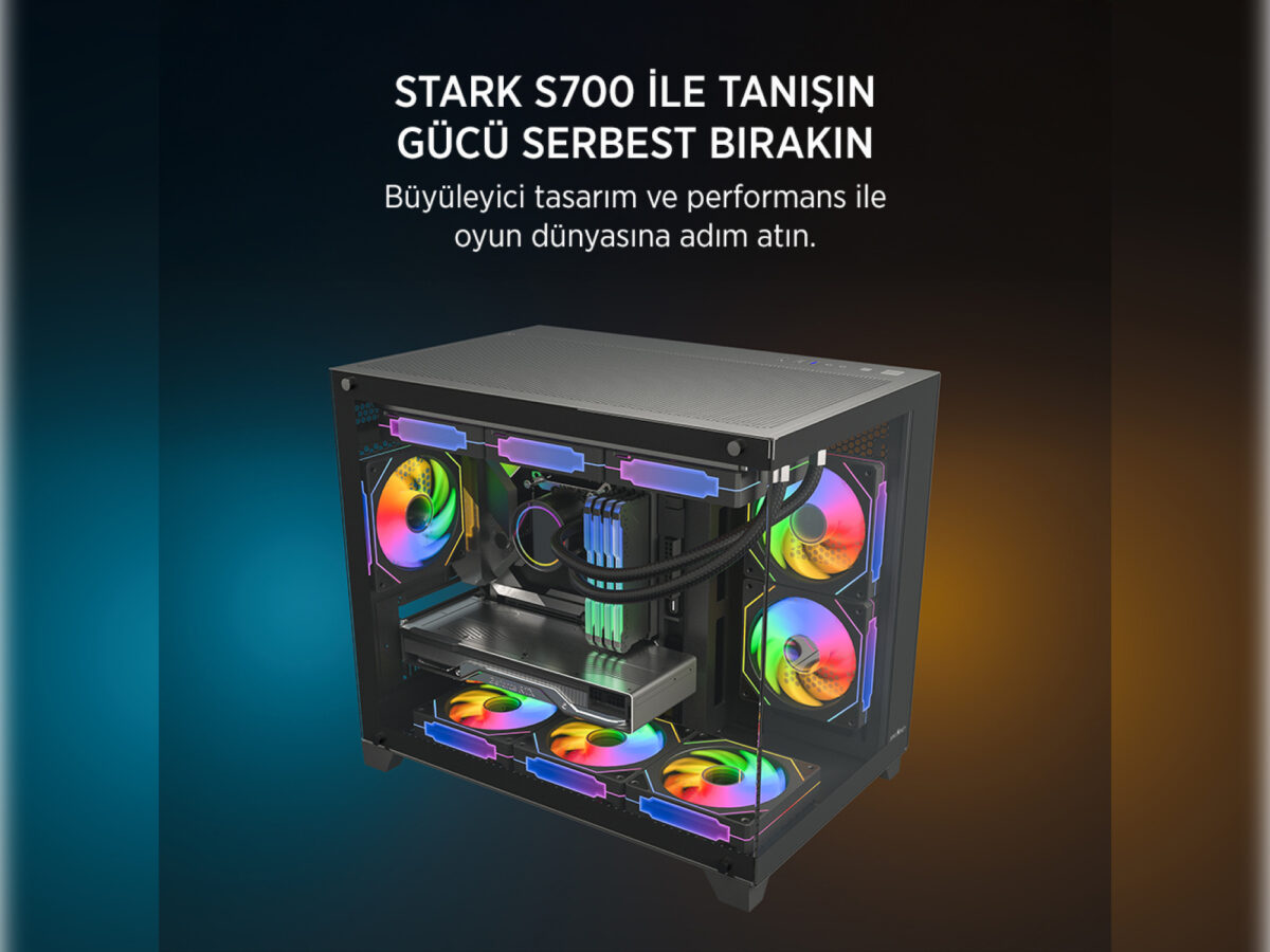 James Donkey Stark S700 Intel Core i5 14400F 16GB RAM 500GB SSD RTX5060 W11 Gaming PC - Görsel 2