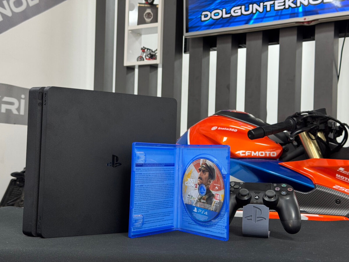 PlayStation 4 Slim 500GB Tek Kol + Just Cause 3 Oyun CD’si (İKİNCİ EL) - Görsel 3