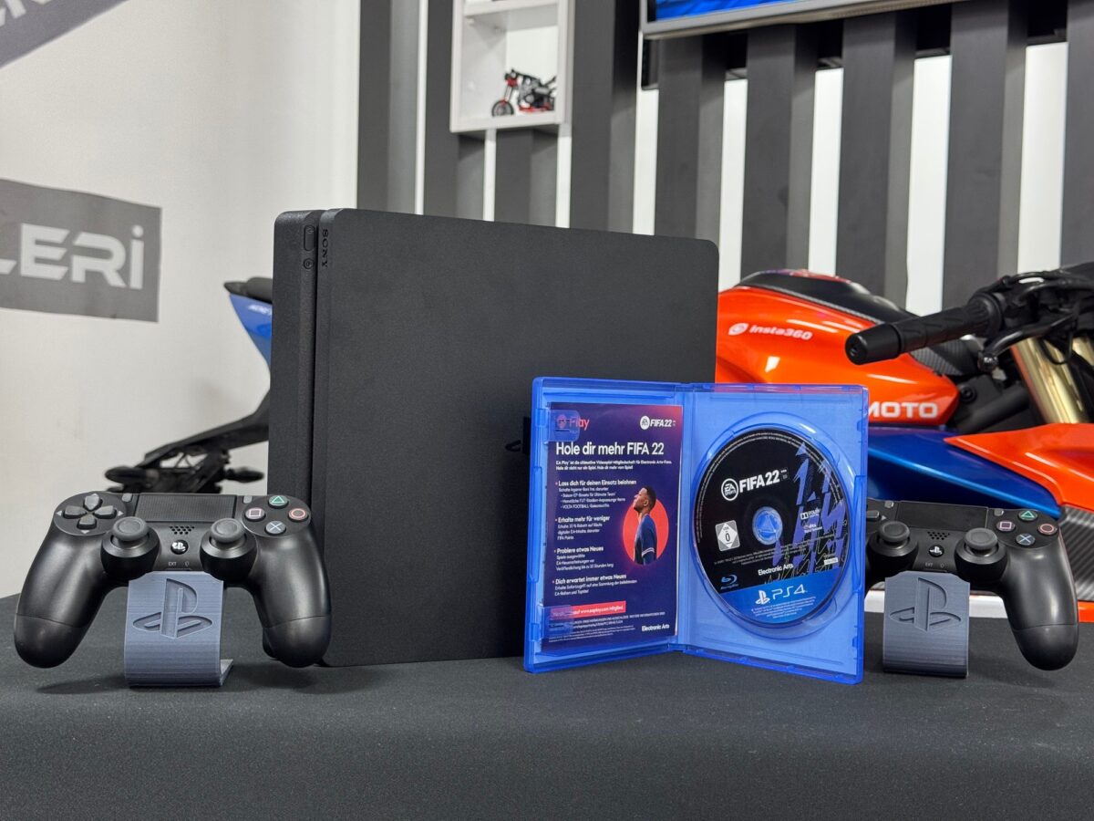 PlayStation 4 Slim 500GB Çift Kol + Fifa 22 Oyun CD’si (İKİNCİ EL) - Görsel 3