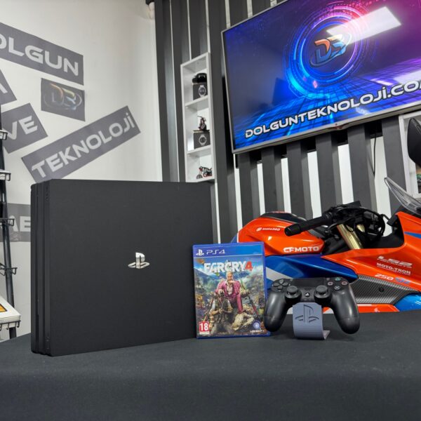 PlayStation 4 Pro 1TB Tek Kol + Far Cry 4 Oyun CD’si (İKİNCİ EL)