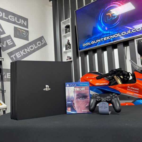 PlayStation 4 Pro 1TB Tek Kol + Detroit Oyun CD’si (İKİNCİ EL)