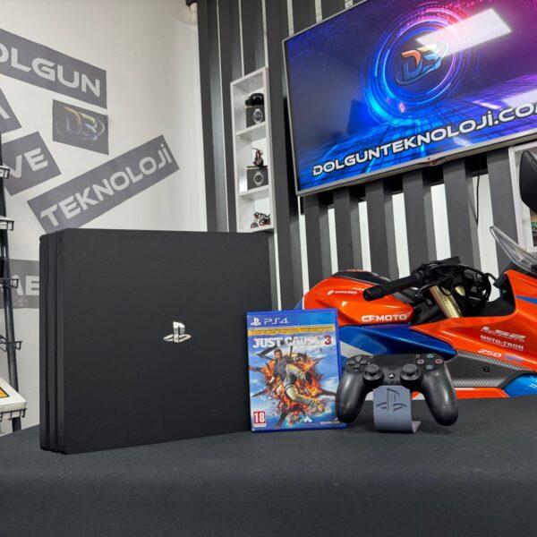 PlayStation 4 Pro 1TB Tek Kol + Just Cause 3 Oyun CD’si (İKİNCİ EL)