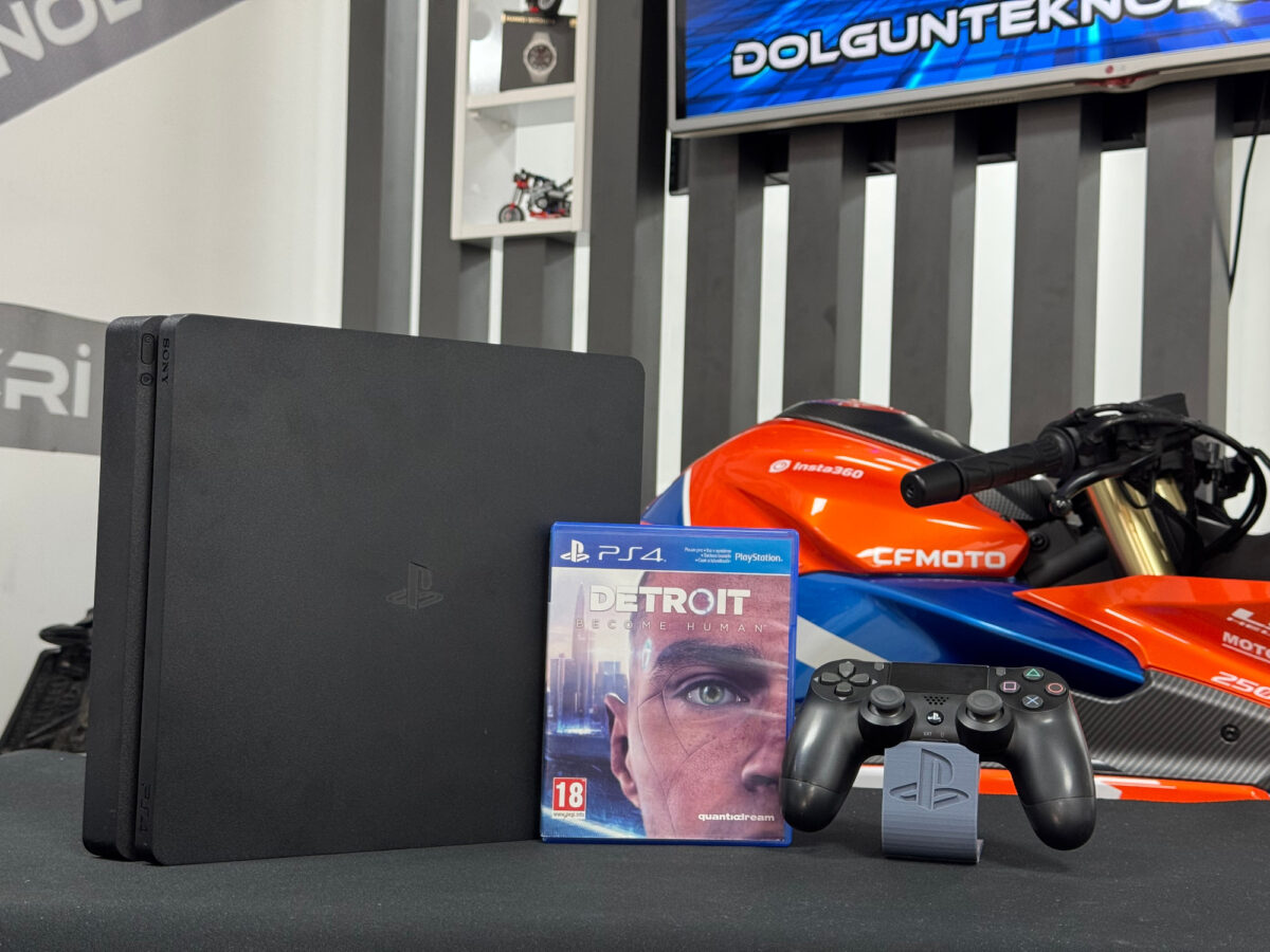 PlayStation 4 Slim 500GB Tek Kol + Detroit Oyun CD’si (İKİNCİ EL) - Görsel 2