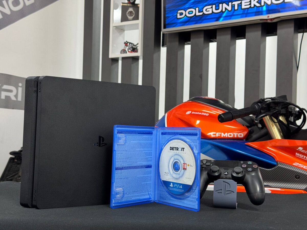 PlayStation 4 Slim 500GB Tek Kol + Detroit Oyun CD’si (İKİNCİ EL) - Görsel 3