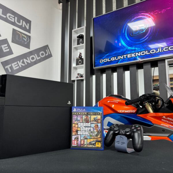 PlayStation 4 Fat 500GB Tek Kol + Gta 5 (İKİNCİ EL)