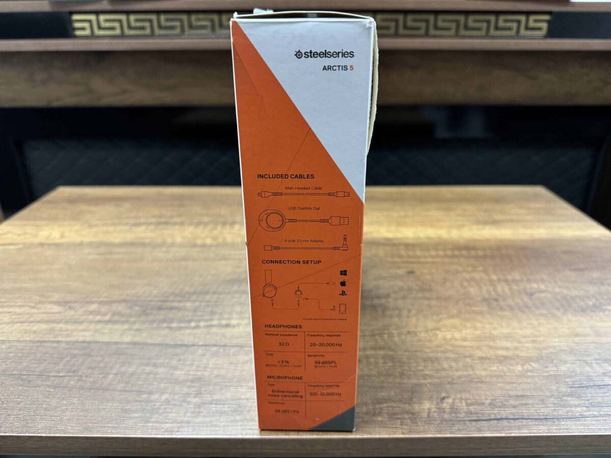 SteelSeries Arctis 5 2019 Edition RGB 7.1 Kablolu Mikrofonlu Kulak Üstü Oyuncu Kulaklığı (İKİNCİ EL) - Görsel 2