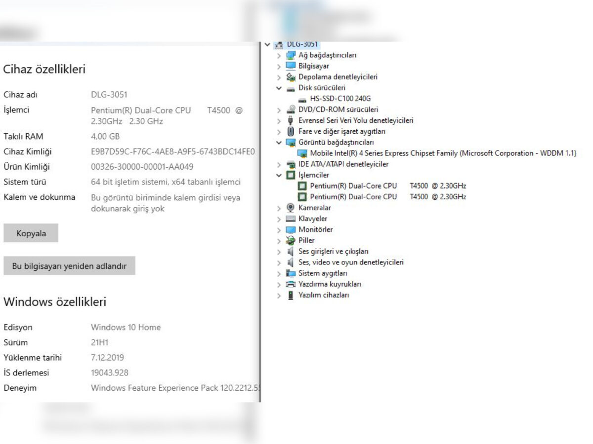 Lenovo Intel Pentium T4500 4GB RAM 240GB SSD 15.6" G550 (İKİNCİ EL) - Görsel 5