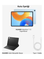 Matepad 11.5 Papermatte Edition 8gb 256GB Mavi Tablet+Klavye+Kalem (HUAWEİ TÜRKİYE GARANTİLİ) - Görsel 6