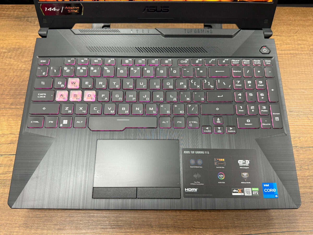 Asus TUF Gaming F15 FX506HC-HN004 Intel Core i5 11400H 16GB RAM 512GB SSD RTX3050 15.6” FHD 144Hz (İKİNCİ EL) - Görsel 2