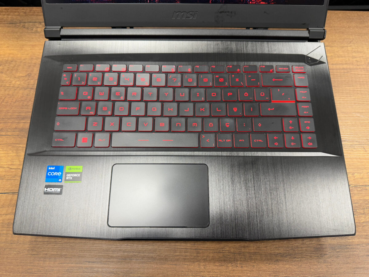 MSI Thin GF63 12UC-673TR Intel Core i5 12450H 16GB RAM 512GB SSD RTX3050 W11 15.6” FHD 144Hz (İKİNCİ EL) - Görsel 2