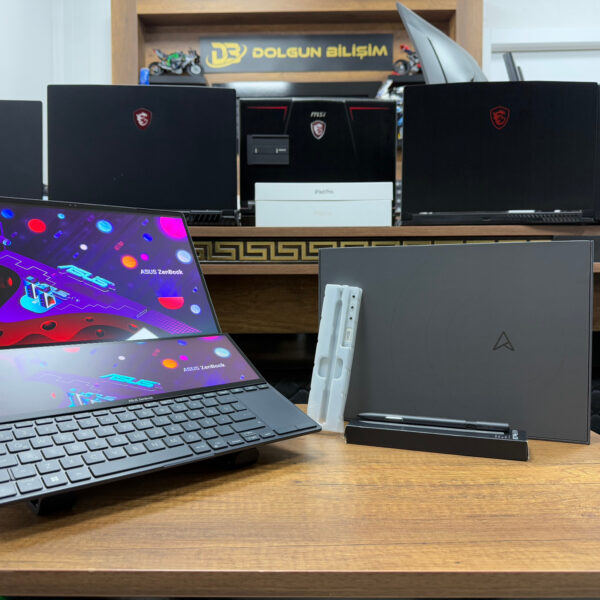 Asus ZenBook Pro 14 Duo OLED UX8402ZA-M3073W Intel Core i5 12500H 16GB RAM 1TB SSD Iris Xe W11 14.5” QHD+ 120Hz (İKİNCİ EL)