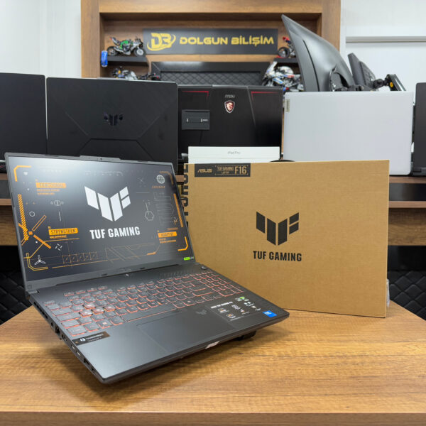 Asus TUF Gaming F16 FX607VU-RL073W Intel Core 5 210H 16GB RAM 512GB SSD RTX4050 W11 16” FHD+ 144Hz (İKİNCİ EL)